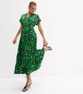 Next green leopard sales print dress