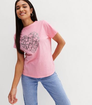 Pale Pink Grandad Collar Long Sleeve Shirt | New Look