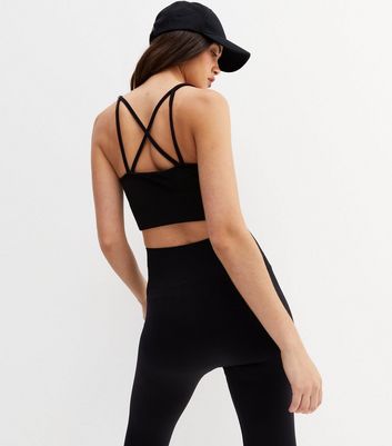 Strappy hot sale sports top