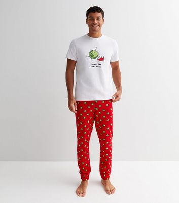 mens jogger pyjamas set