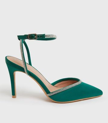 New Look Satin Platform Heeled Shoes | ASOS