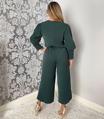 ax paris teal jumpsuit