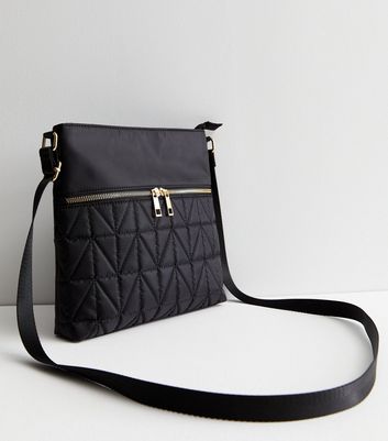 Black shoulder bag store new look