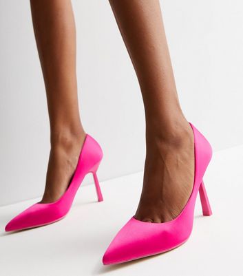 Pink heels outlet pointed toe