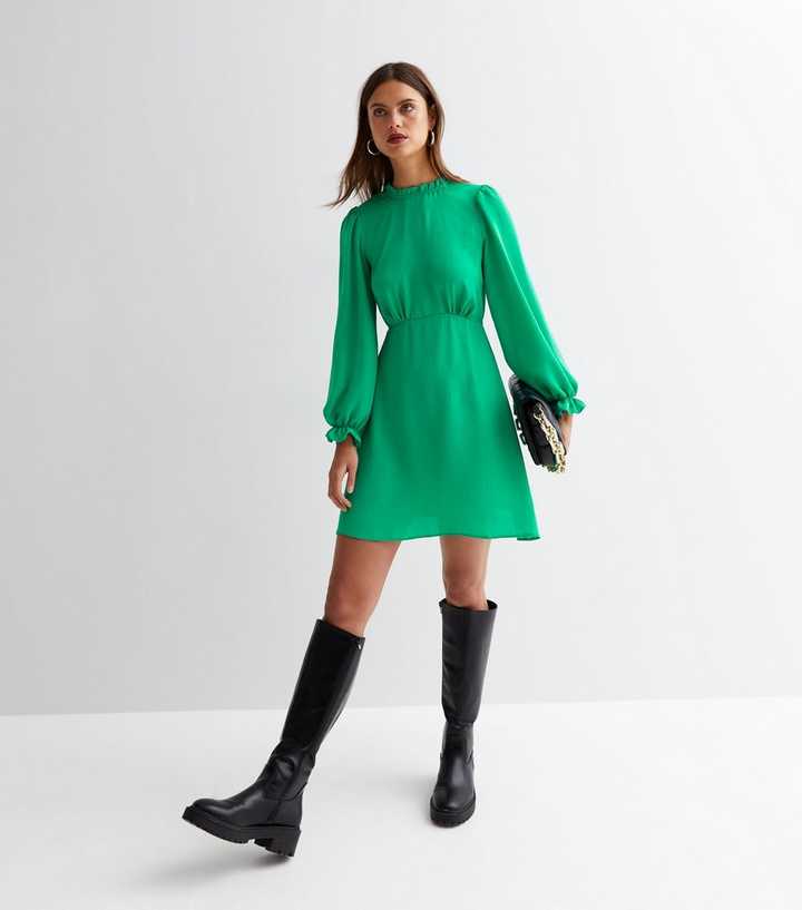 emerald green dress south africa Sofia Satin Drop Shoulder Floor Length Dress main image 1