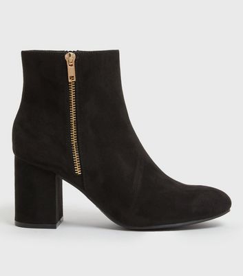 Black suede 2024 ankle boots sale