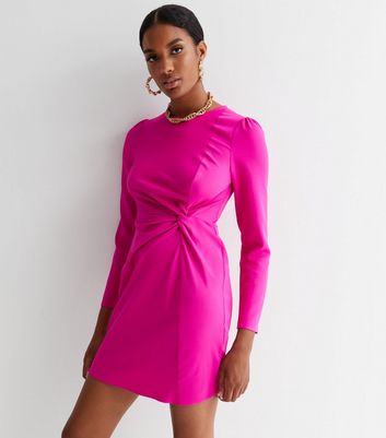 Pink twist 2025 front dress