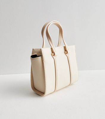 Zara cream online bag