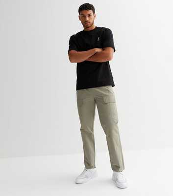 Olive Belted Cargo Trousers