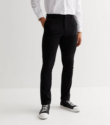 Black skinny hot sale chinos mens