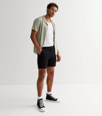 Slim store chino shorts