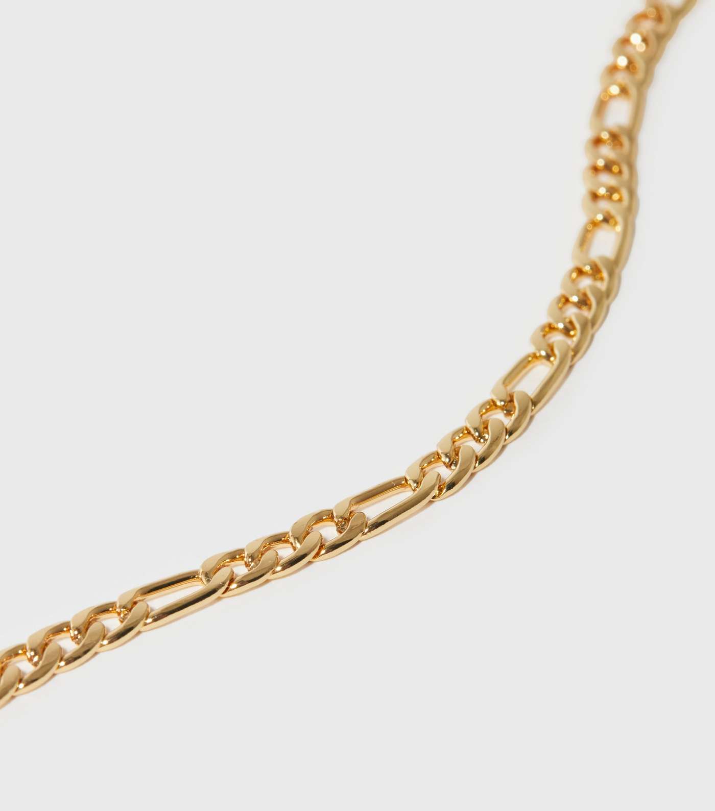 Real Gold Plate Chain Link Necklace Image 2