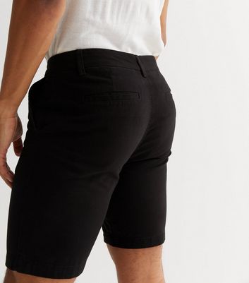 Black chino clearance shorts