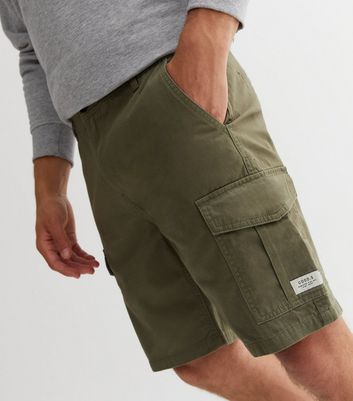 Mens slim fit sales khaki shorts