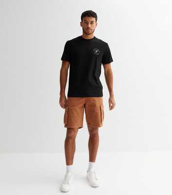 Rust Relaxed Fit Cargo Shorts