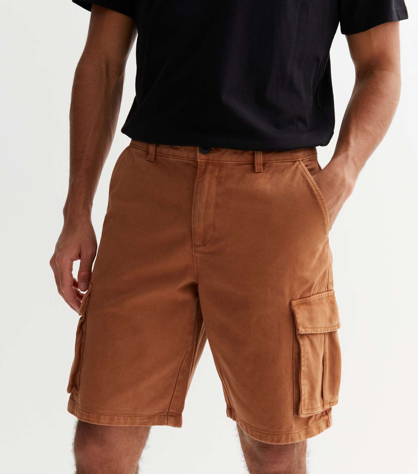 Rust Relaxed Fit Cargo Shorts | New Look