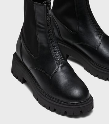 Ankle boots clearance zip front