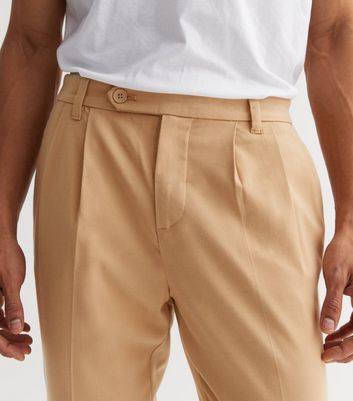 COPPER BROWN DOUBLE PLEATED BUCKLE PANTS  SVOCK