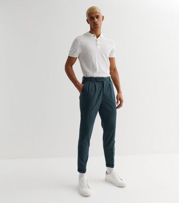 Super Stretch Tapered Tailored Trouser | boohoo NZ