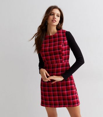 Tartan dress outlet new look