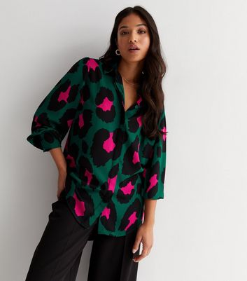 New look leopard outlet print shirt