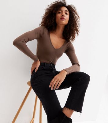 new look bodysuit long sleeve