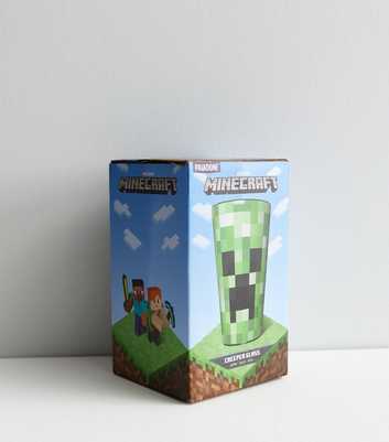 Green Minecraft Creeper Glass
