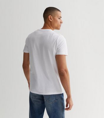 Men's white crew neck t clearance shirts