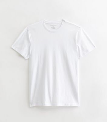 White crew clearance neck mens