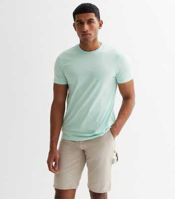 Light Green Crew Neck T-Shirt