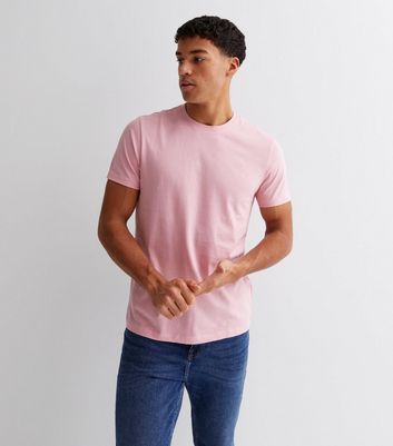 Mid Pink Crew Neck T-Shirt
