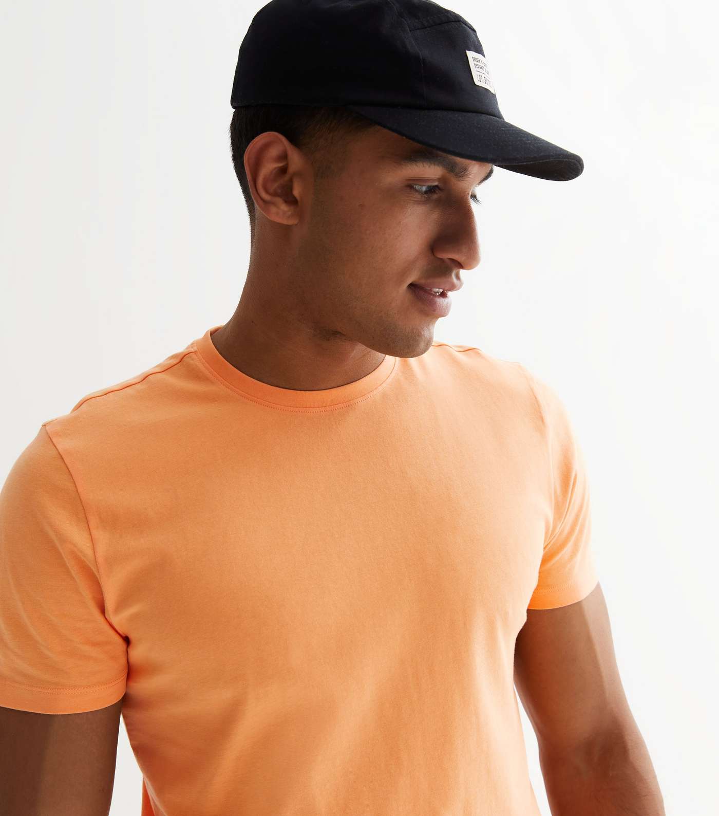 Bright Orange Crew Neck T-Shirt