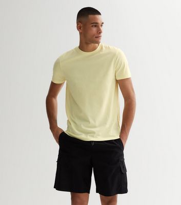 Pale Yellow Crew Neck T-Shirt