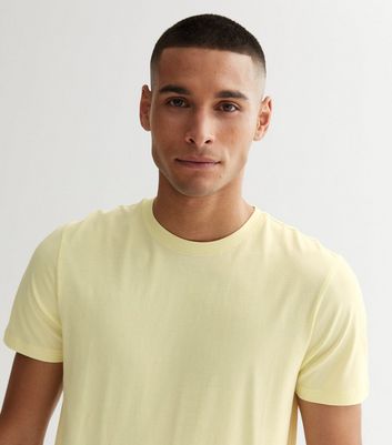 Pale Yellow Crew Neck TShirt New Look