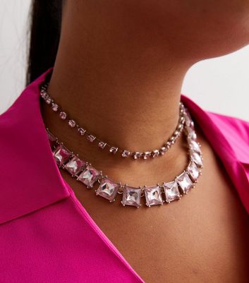 Hot pink necklace set – JaisFine Jewellery
