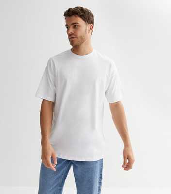 White Crew Neck Oversized T-Shirt