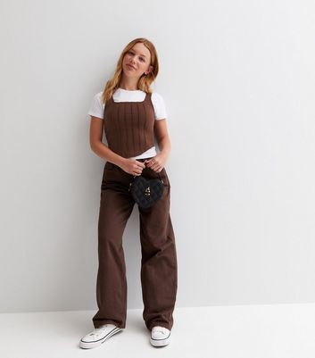 New look hot sale girls dungarees