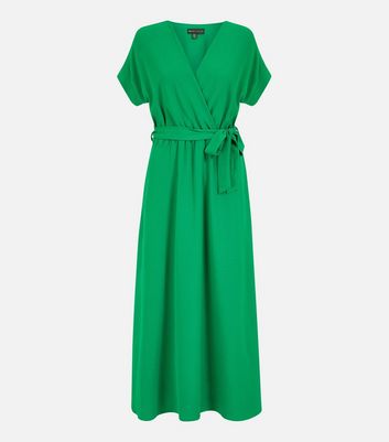 Kimono sleeve tie hot sale waist wrap dress