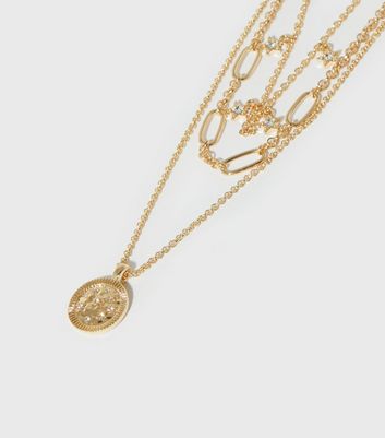 New look deals coin necklace