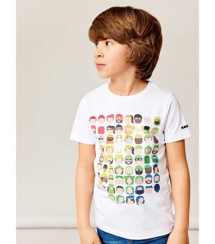 Name It White Roblox Logo T-Shirt