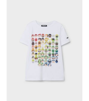 Name It White Roblox Logo T-Shirt