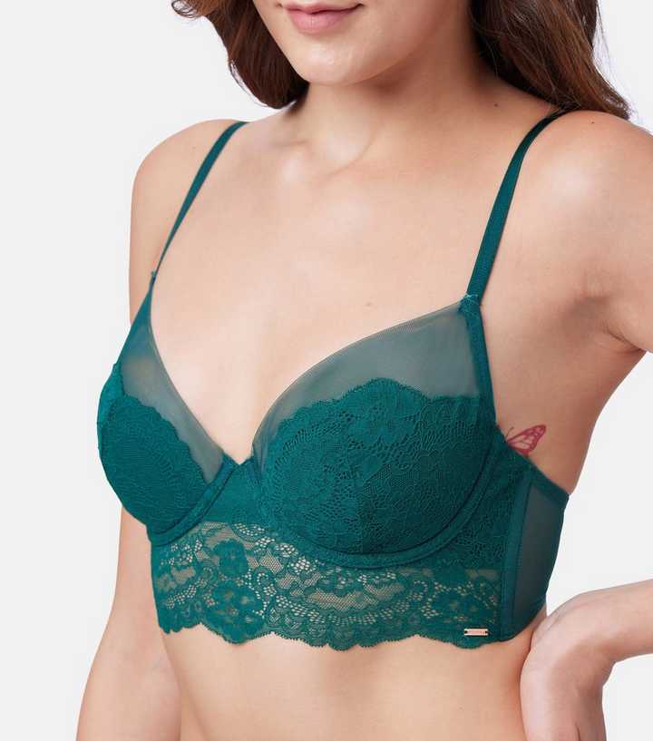 So Obsessed by Victorias Secret Push Up Bra Green India