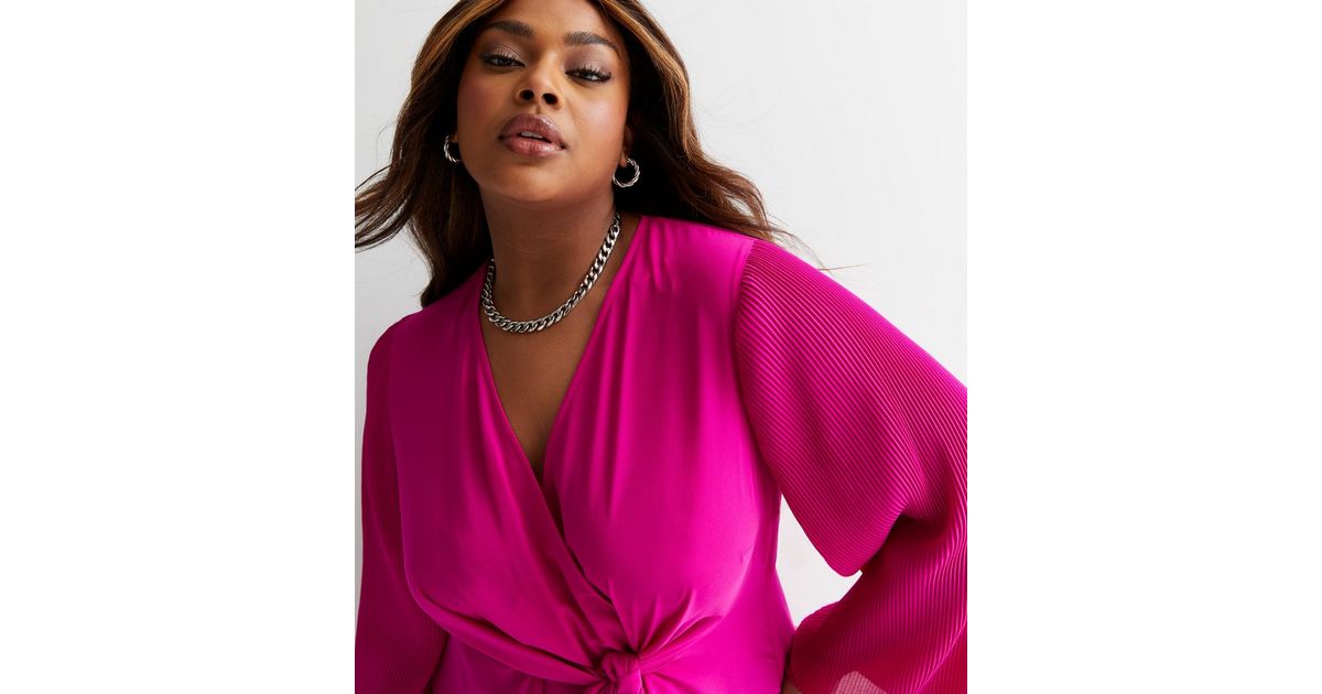 Charlotte V Neck - Diva Pink