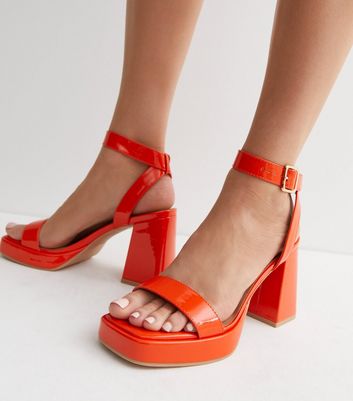 Orange 2 hot sale inch heels