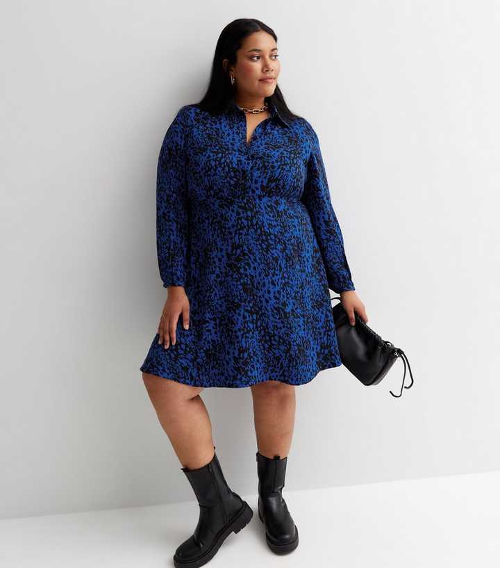 blue animal print shirt dress Light Blue Floral Sleeveless Ruffle Tiered Maternity Midi Dress main image 1