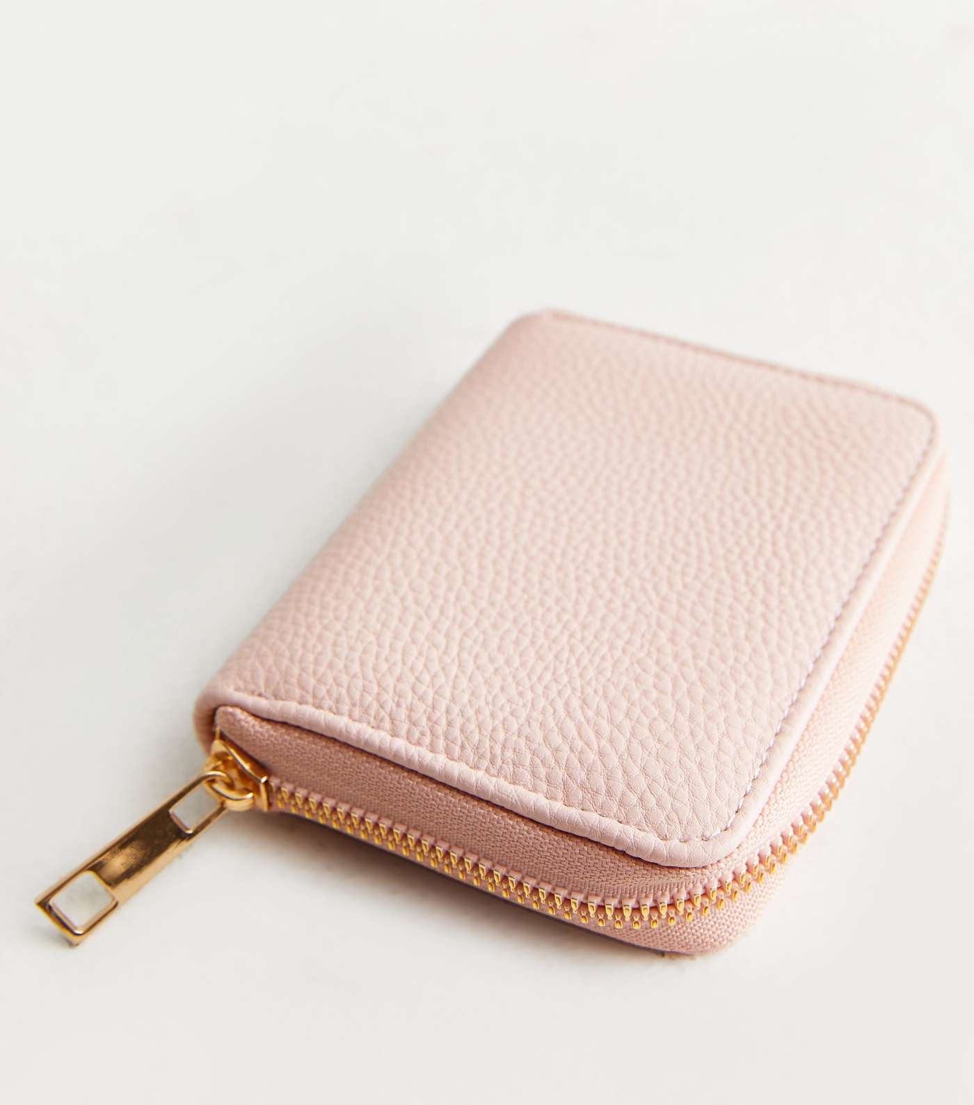 Mid Pink Leather-Look Hello Heart Logo Purse Image 2