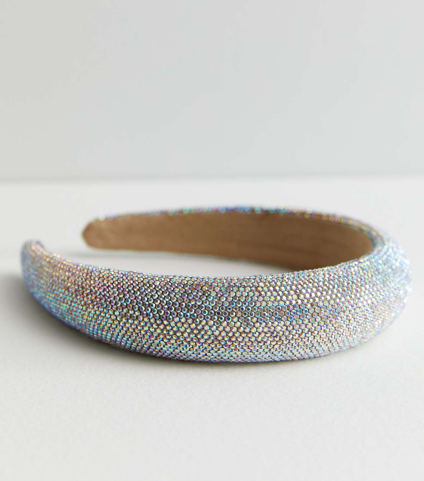 Multicoloured Glitter Padded Headband Image 2