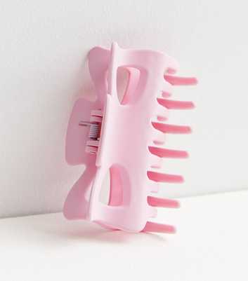 Pink Matte Large Bulldog Claw Clip