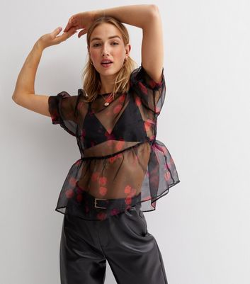 New look organza top online