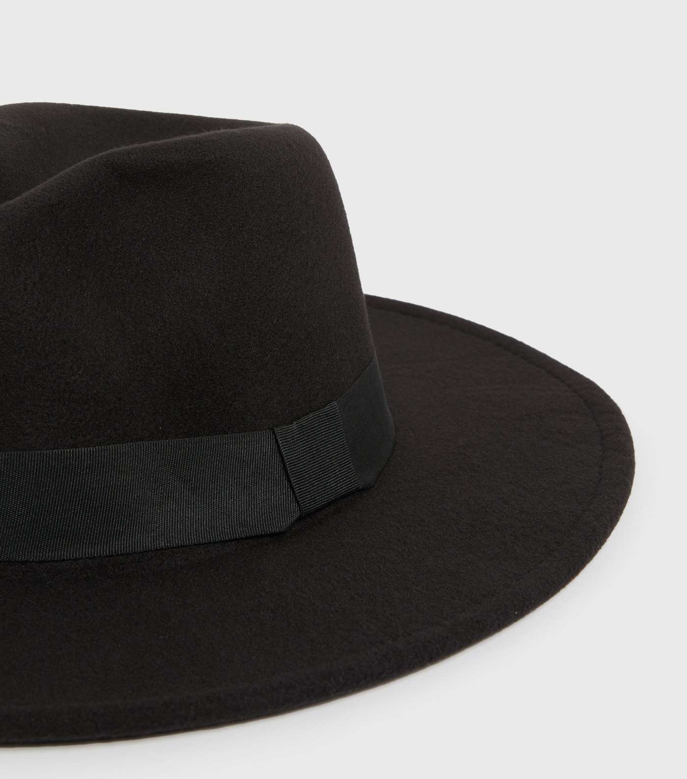 Black Fedora Hat Image 3